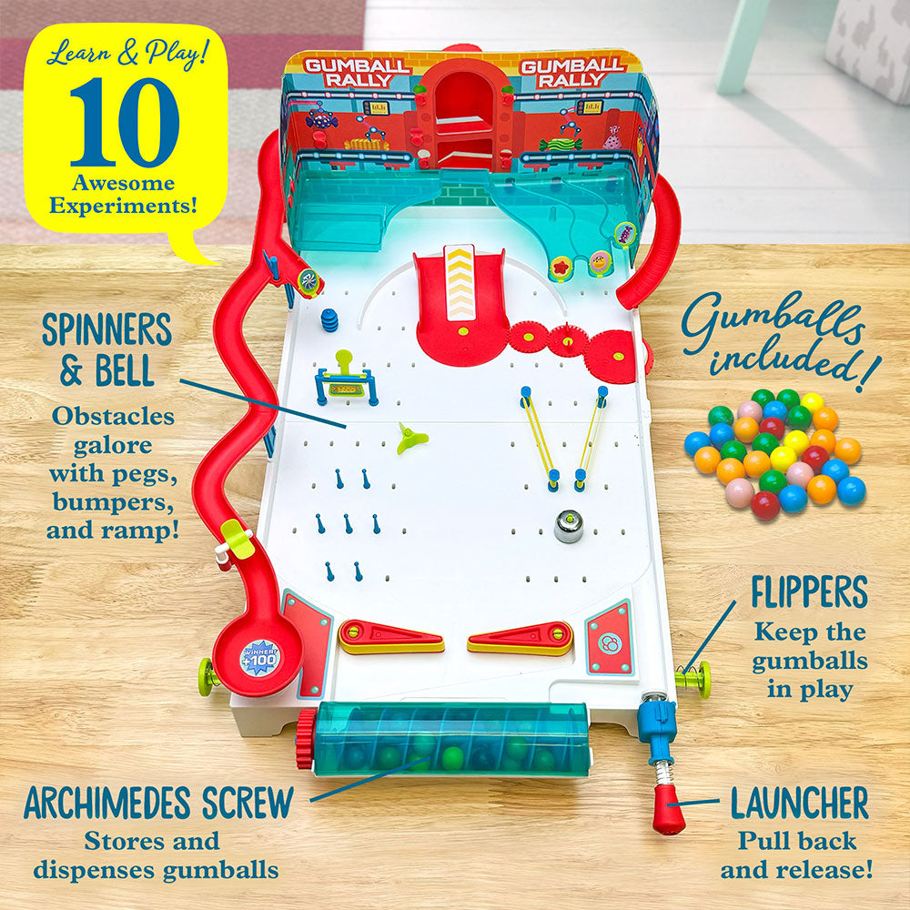 Thames & Kosmos Pinball Machine Maker: Gumball Rally 彈珠台製造機:泡泡糖大賽