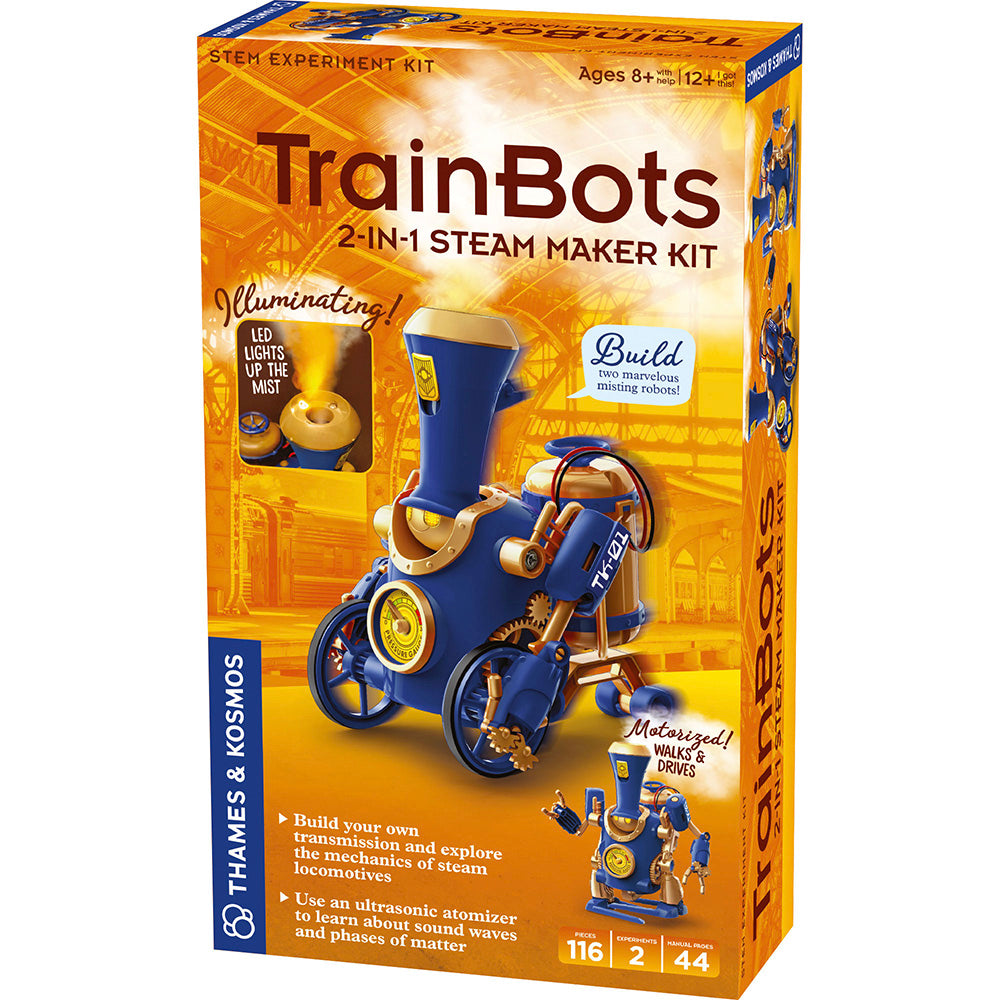 Thames & Kosmos TrainBots:二合一 STEAM 創客套件