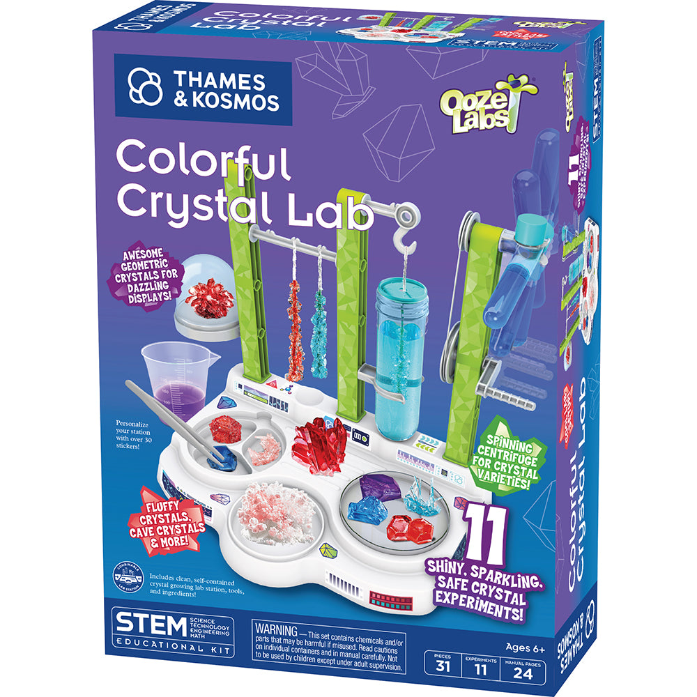 Thames & Kosmos Ooze Labs:彩色水晶實驗室