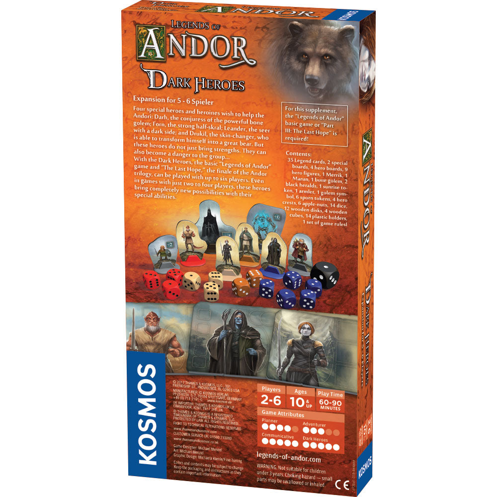 Thames & Kosmos Legends of Andor:黑暗英雄(擴充包)