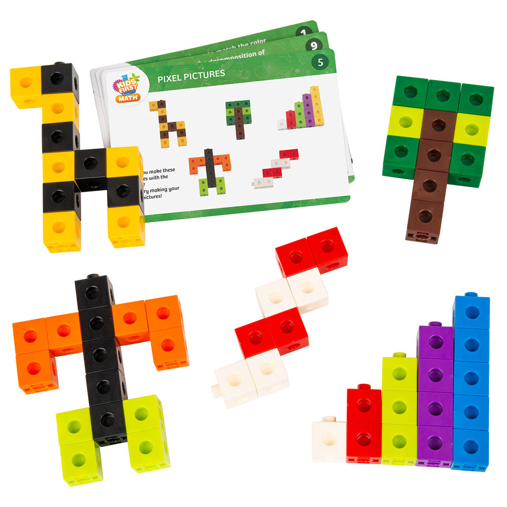 Thames & Kosmos Kids First Math:連接方塊數學套件連活動卡