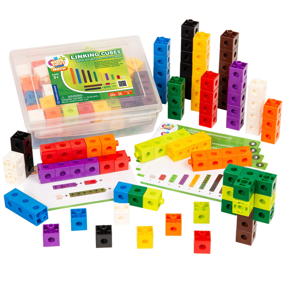 Thames & Kosmos Kids First Math:連接方塊數學套件連活動卡