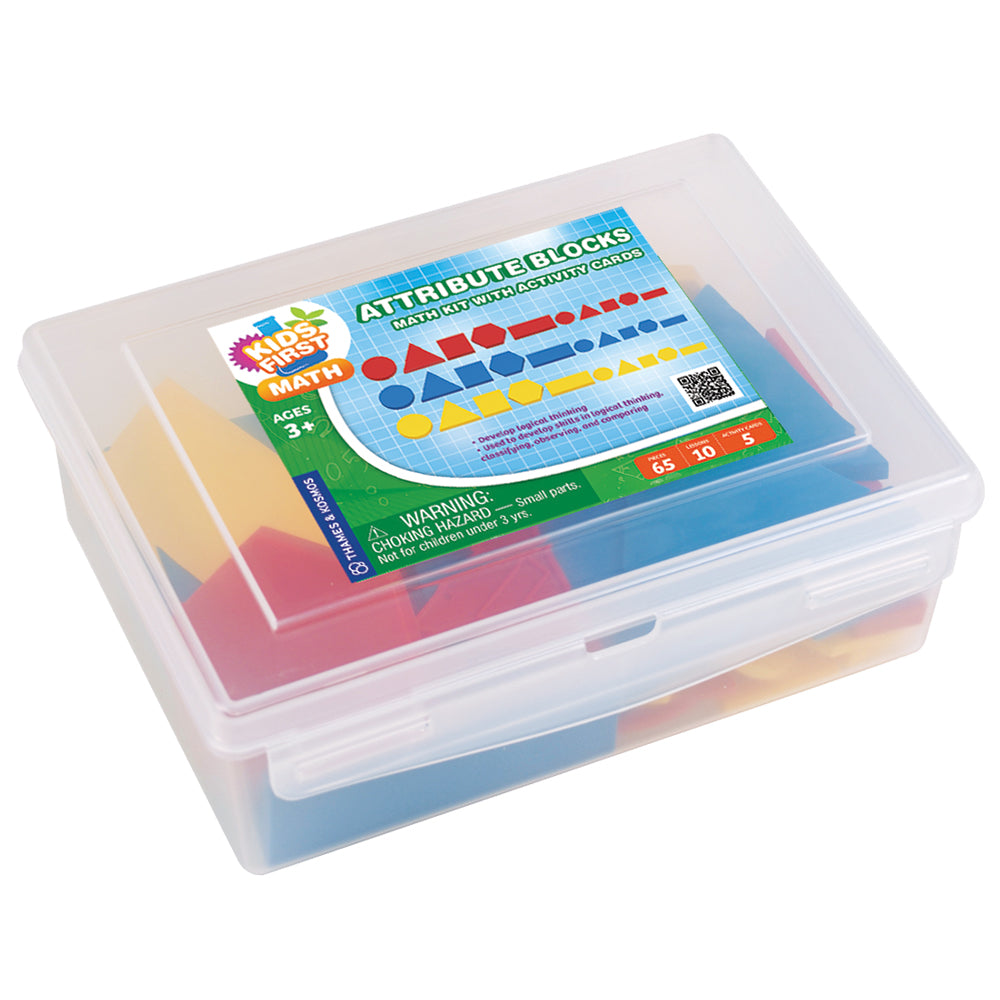 Thames & Kosmos Kids First Math:屬性積木數學套件連活動卡