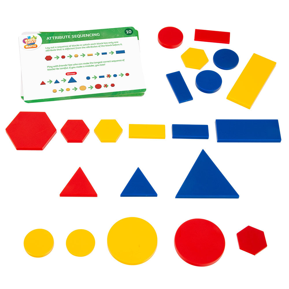 Thames & Kosmos Kids First Math:屬性積木數學套件連活動卡