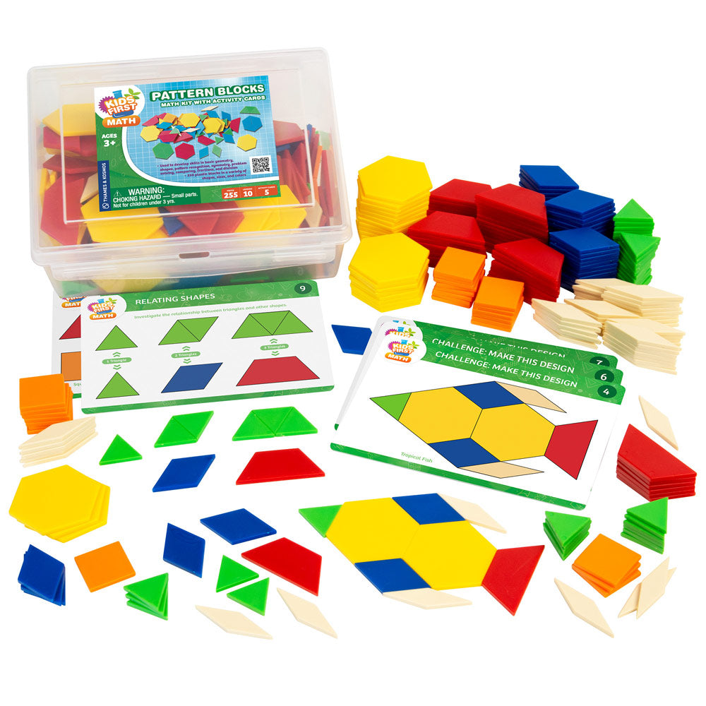 Thames & Kosmos Kids First Math:圖案積木數學套件連活動卡