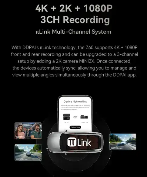 盯盯拍 DDPAI Z60 行車紀錄器 前後車內三cam 圖 2