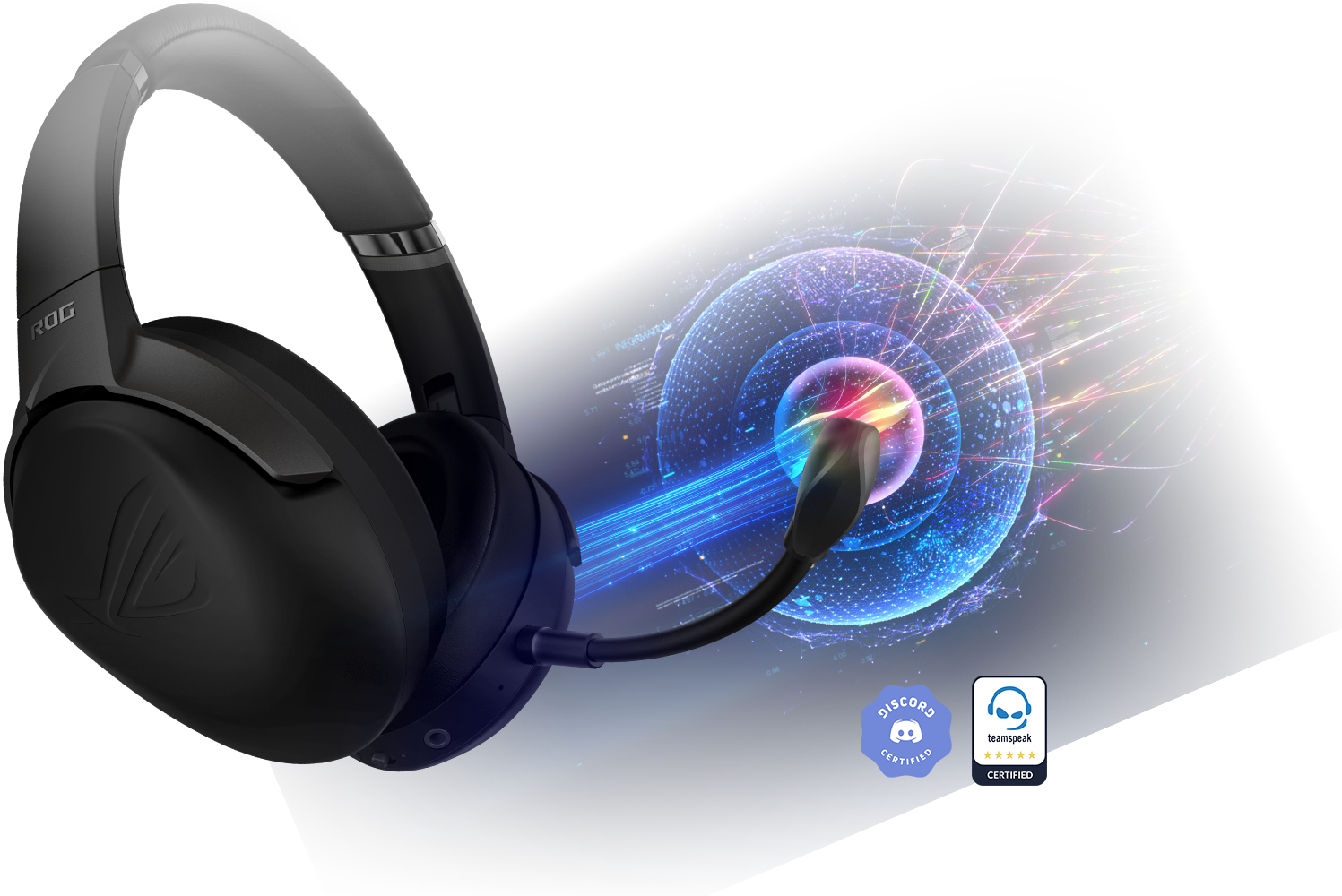 ASUS ROG Strix Go 2.4 40mm 驅動單元特寫