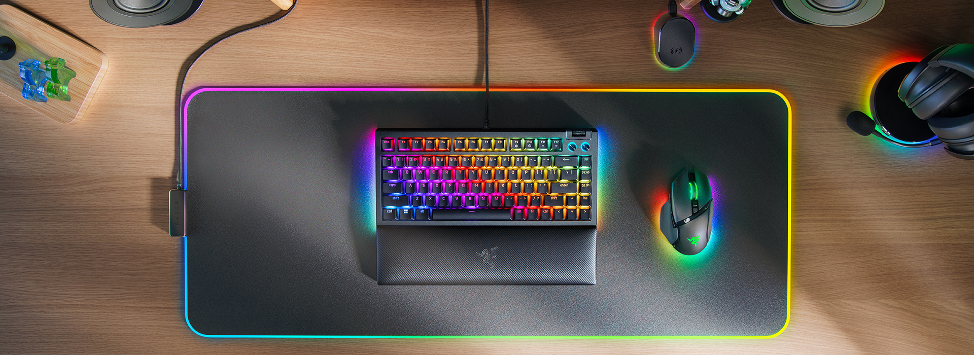 Razer BlackWidow V4 75% 熱插拔機械式電競鍵盤 (黑色繁體中文鍵盤)