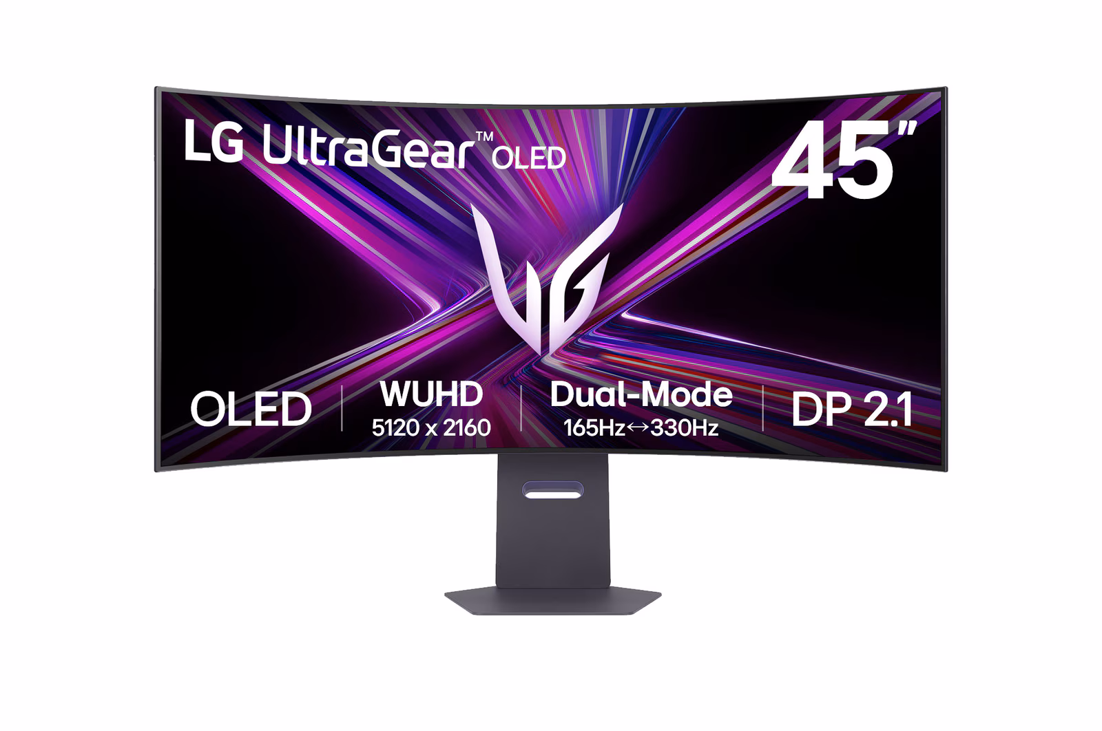 LG 樂金 45吋 UltraGear OLED 5K WUHD 165Hz / WFHD Dual Mode 330Hz 曲面電競顯示器 45GX950A-B