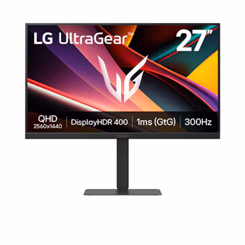 LG 樂金 27吋 UltraGear G6 QHD IPS 300Hz Gaming Monitor 電競顯示器 27G640A-B