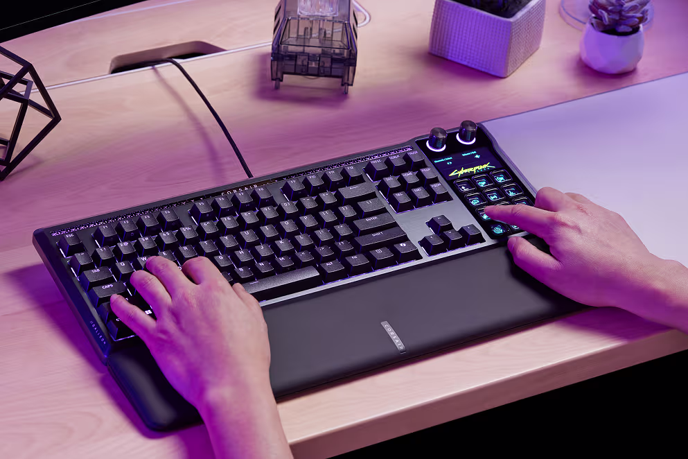 Corsair Galleon 100 SD Stream Deck-Integrated Mechanical Keyboard 有線遊戲鍵盤 CH-912A31I-NA