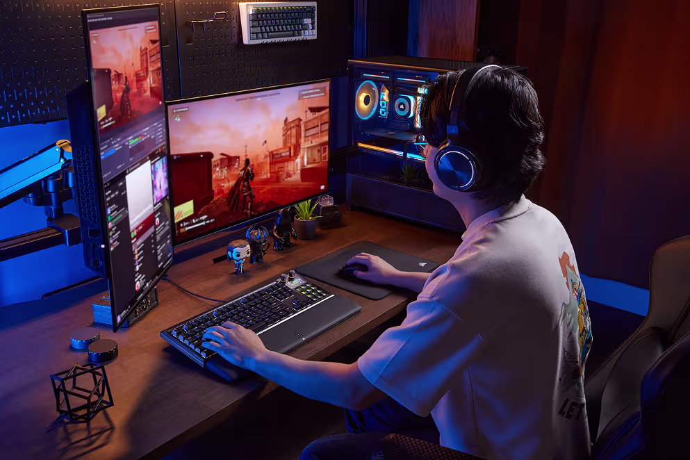 Corsair Galleon 100 SD Stream Deck-Integrated Mechanical Keyboard 有線遊戲鍵盤 CH-912A31I-NA