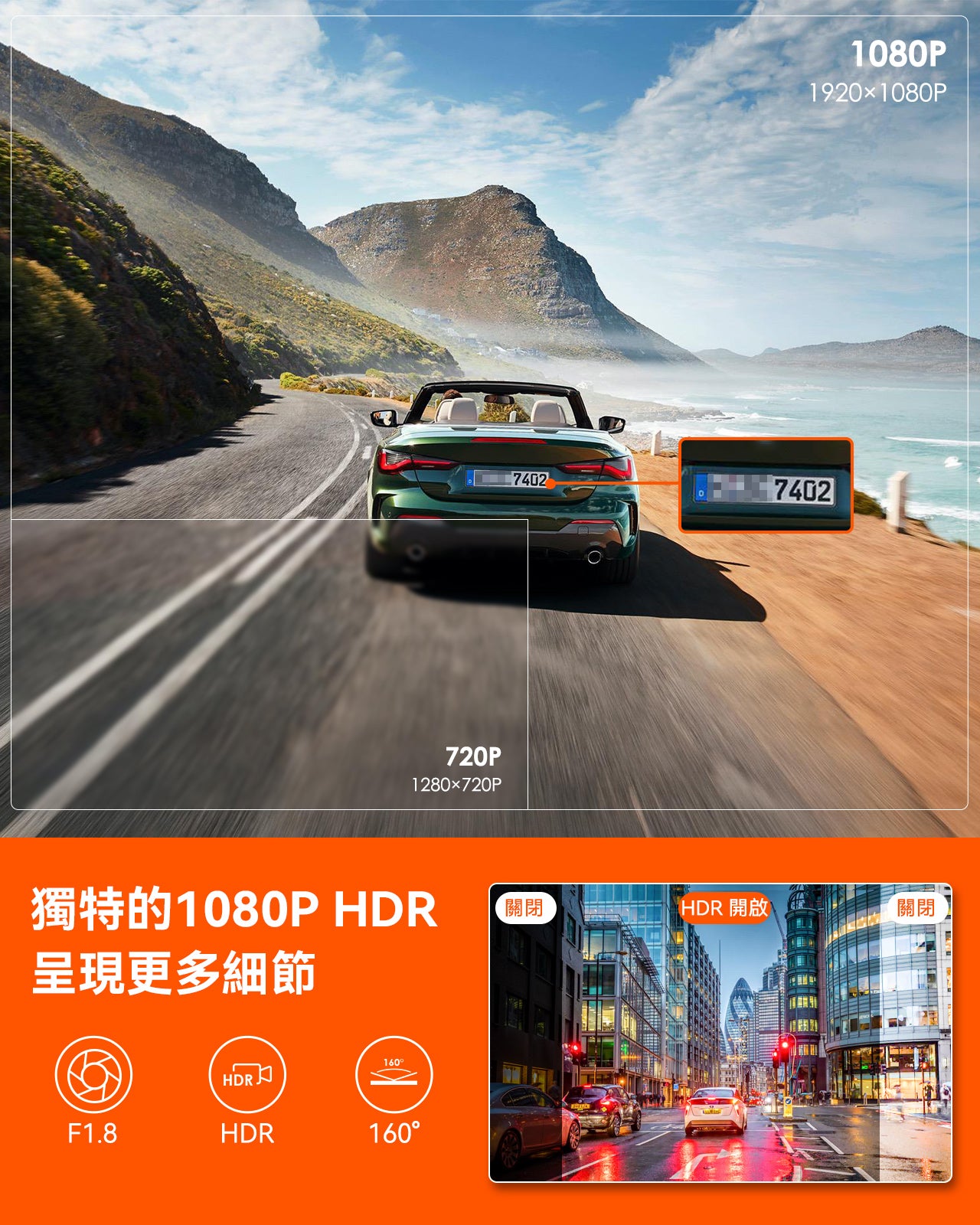Vantrue Element 1 Lite (E1 Lite) 前鏡頭車Cam 行車紀錄儀 圖 5