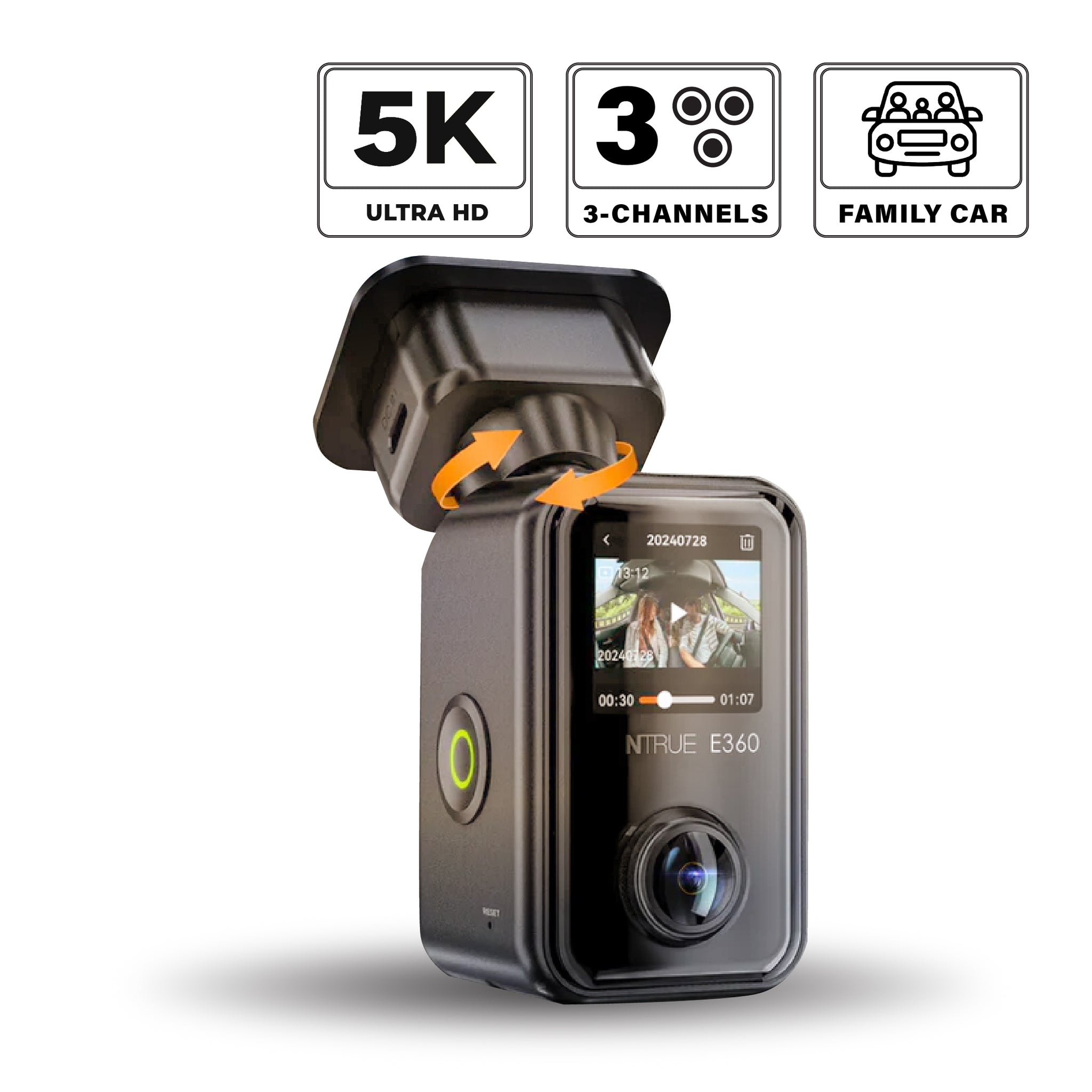 Vantrue E360 三鏡頭行車記錄儀