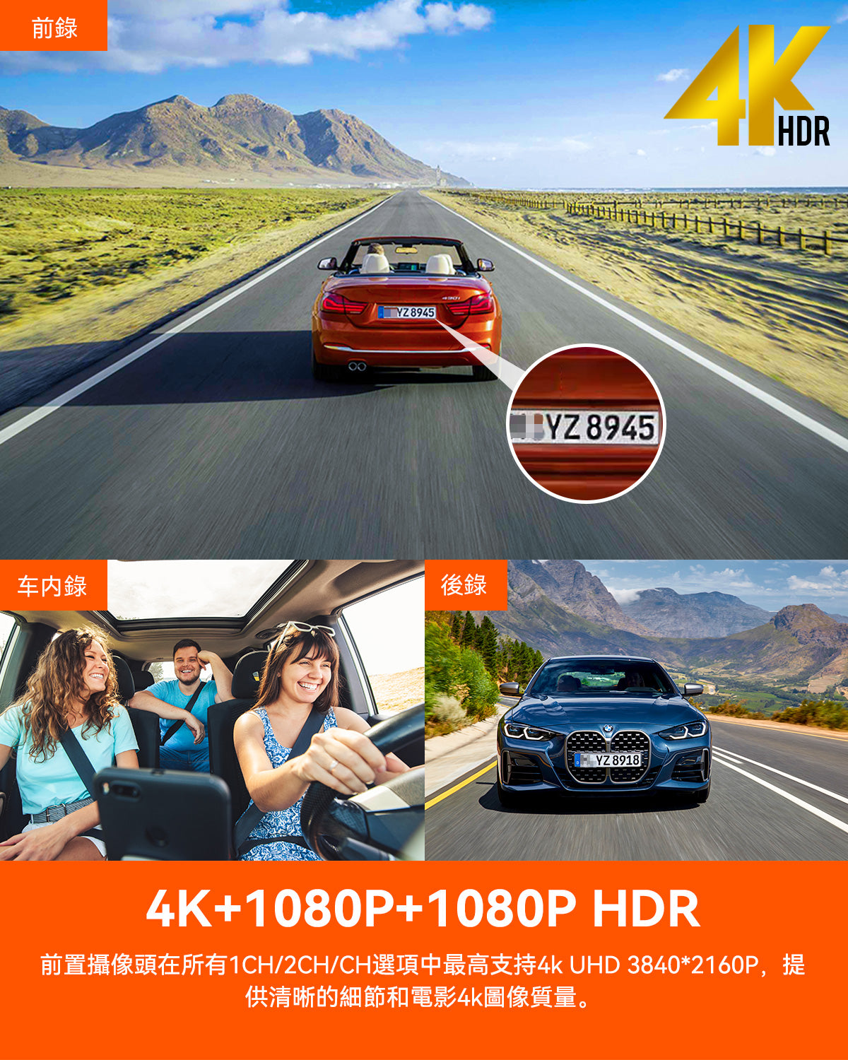 Vantrue NEXUS 4 PRO (N4PRO) 4K 3CH 3鏡頭車Cam行車紀錄儀 圖 4