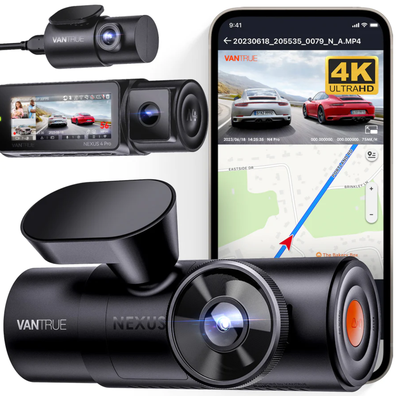 Vantrue NEXUS 4 PRO (N4PRO) 4K 3CH 3鏡頭車Cam行車紀錄儀 圖 2