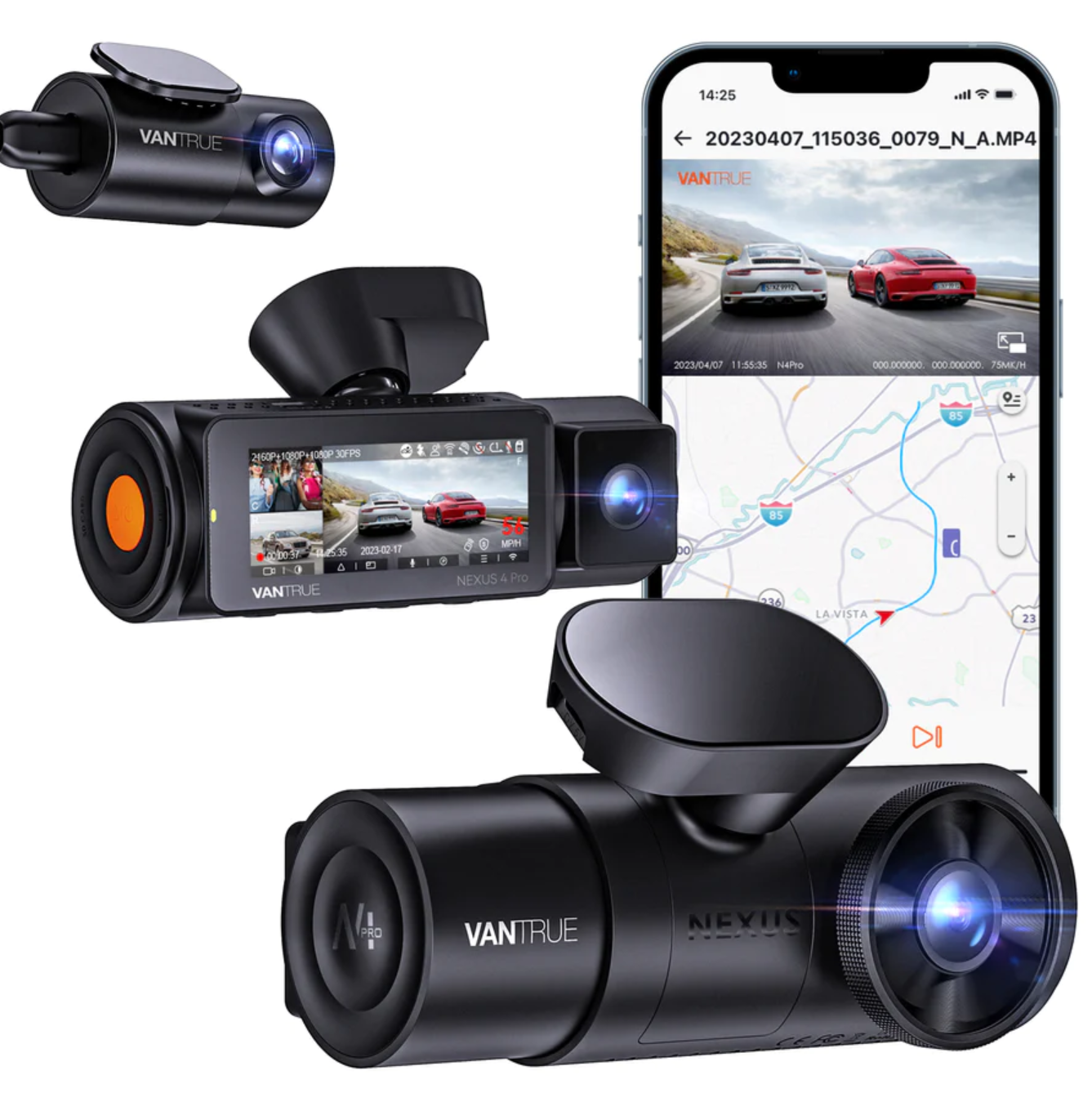 Vantrue NEXUS 4 PRO (N4PRO) 4K 3CH 3鏡頭車Cam行車紀錄儀 圖 3