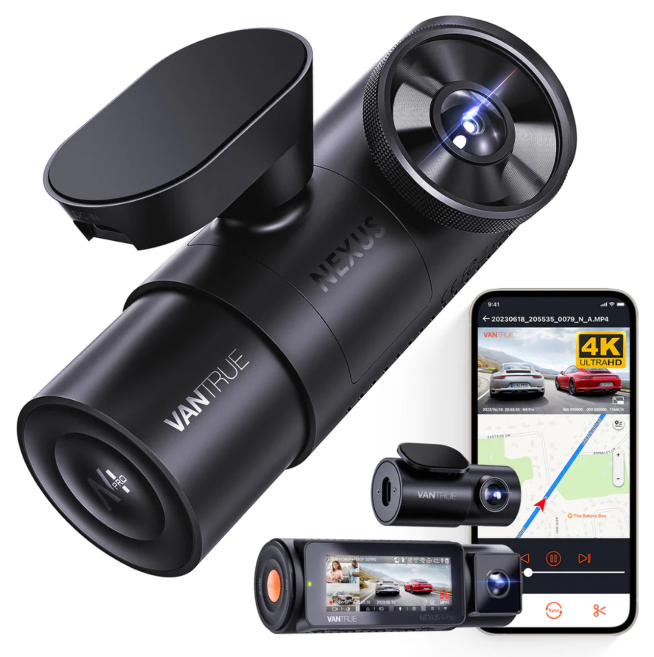 Vantrue NEXUS 4 PRO (N4PRO) 4K 3CH 3鏡頭車Cam行車紀錄儀 圖 6