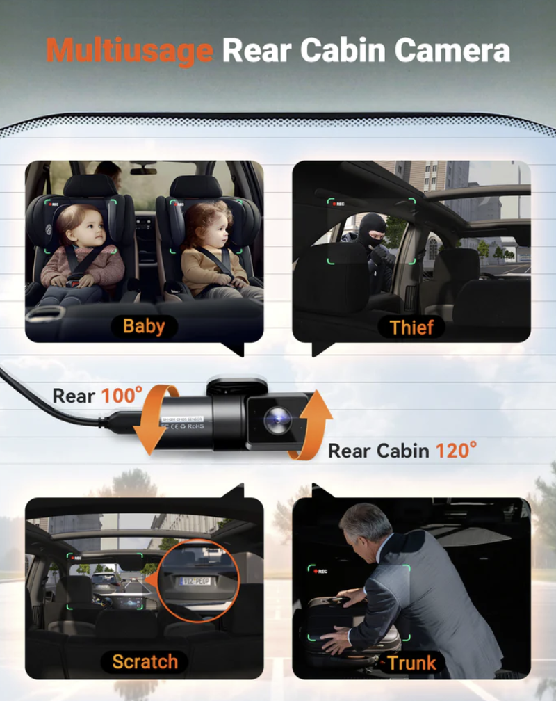 Vantrue NEXUS 5S (N5S) 4CH 4鏡頭車Cam 行車紀錄儀 (LTE版本) 圖 4