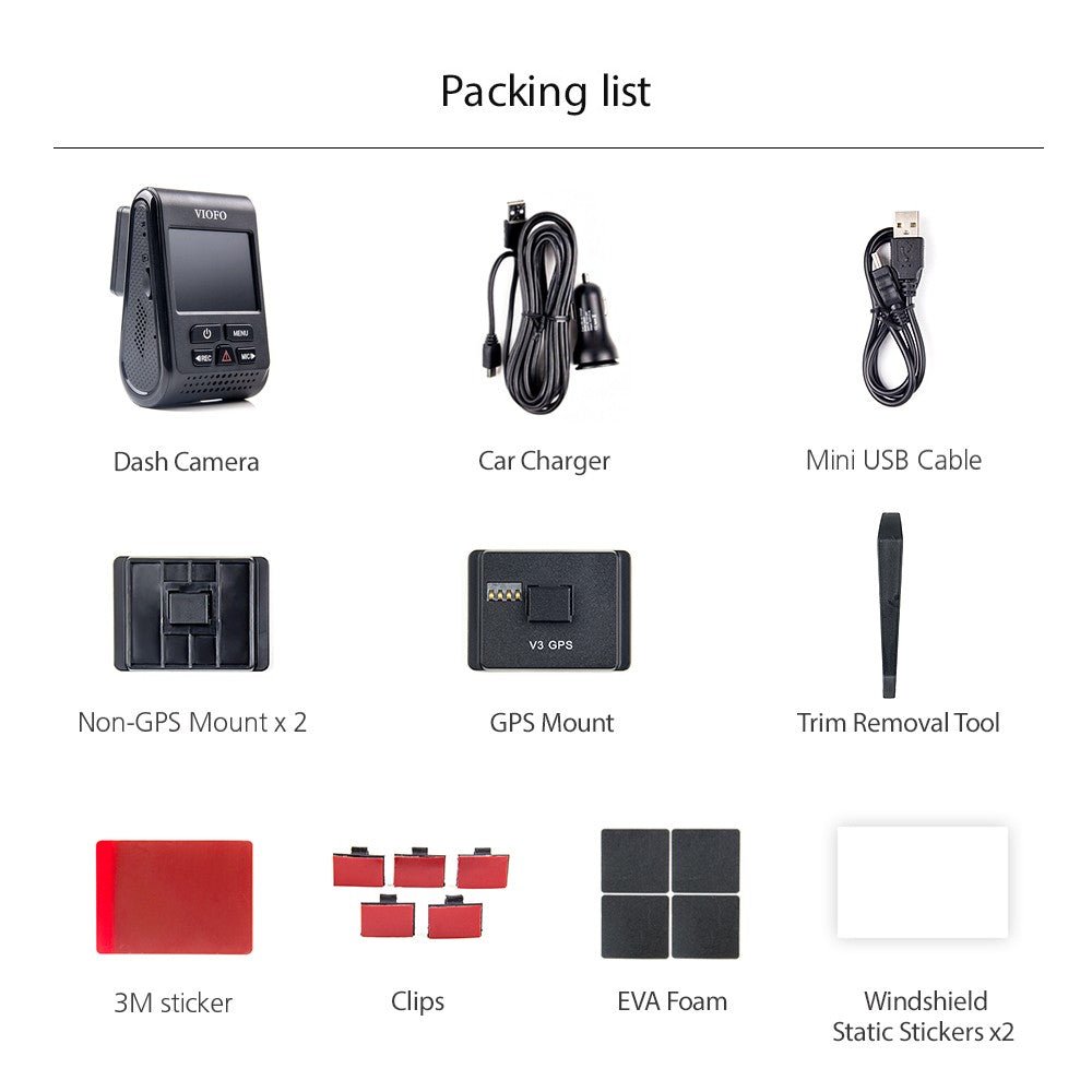 VIOFO A119 V3 配 GPS 2K 2560*1600P 30 幀 Quad HD+ Car 行車記錄儀 圖 9