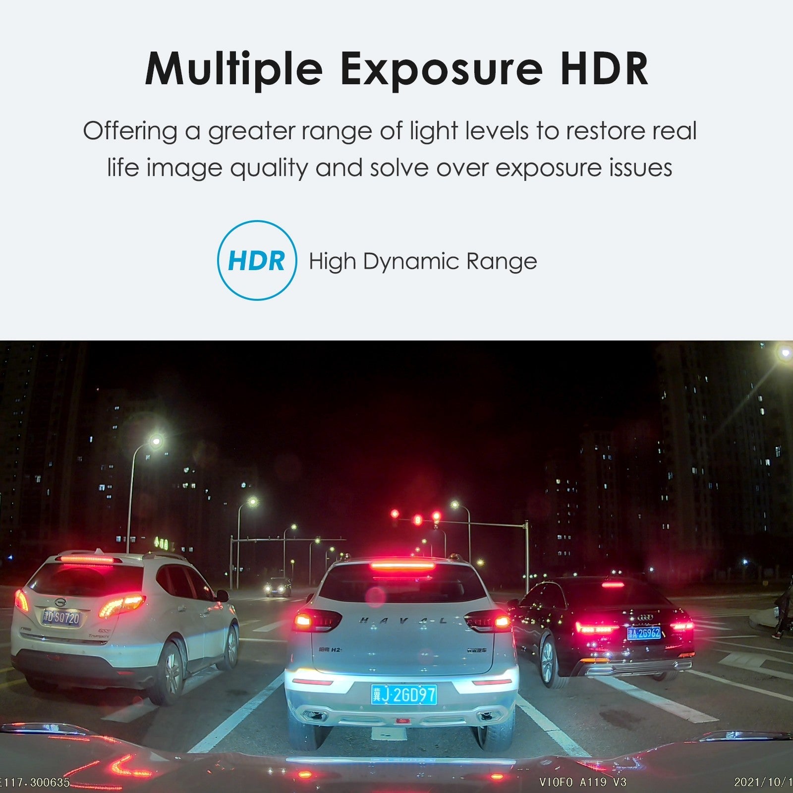VIOFO A119 V3 配 GPS 2K 2560*1600P 30 幀 Quad HD+ Car 行車記錄儀 圖 4