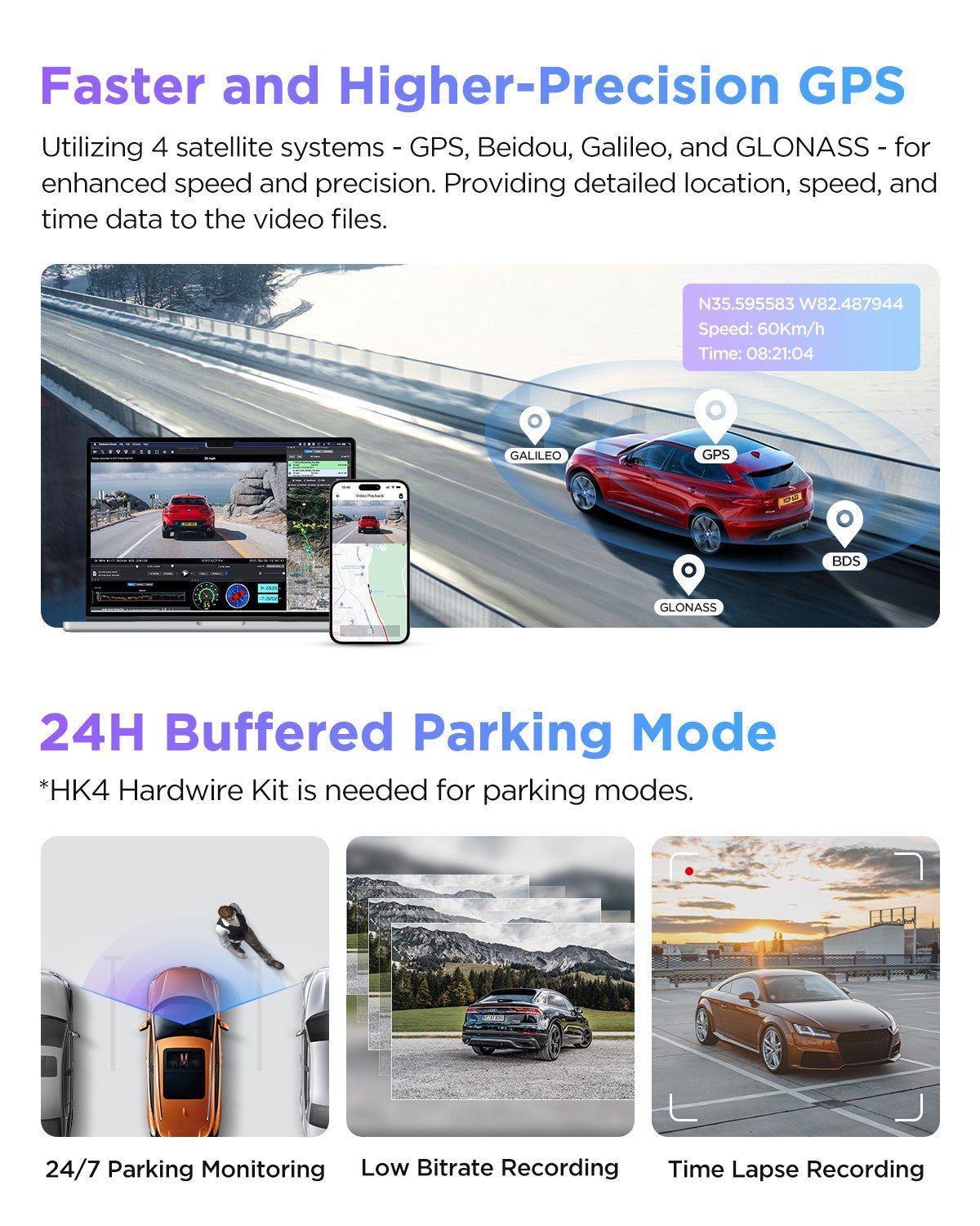 VIOFO A229 Pro 單鏡頭 4K HDR 前置 行車記錄儀 配 Sony STARVIS 2 IMX678 8MP 感光元件 超強夜視 語音控制 5GHz WiFi GPS 圖 6