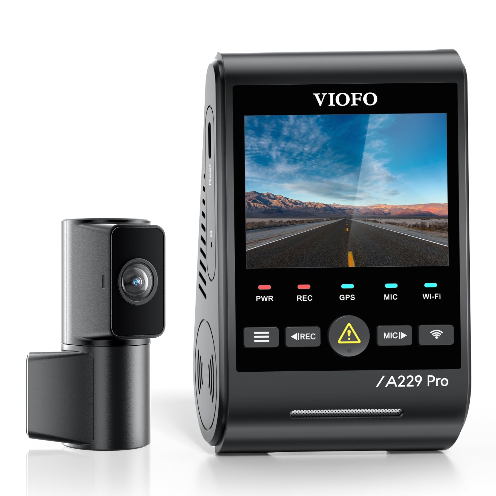 VIOFO A229 Pro Tele 雙鏡頭 行車記錄儀 - 4K+2K 望遠 4 倍光學變焦 望遠 Cam 配 STARVIS 2 感光元件 圖 4