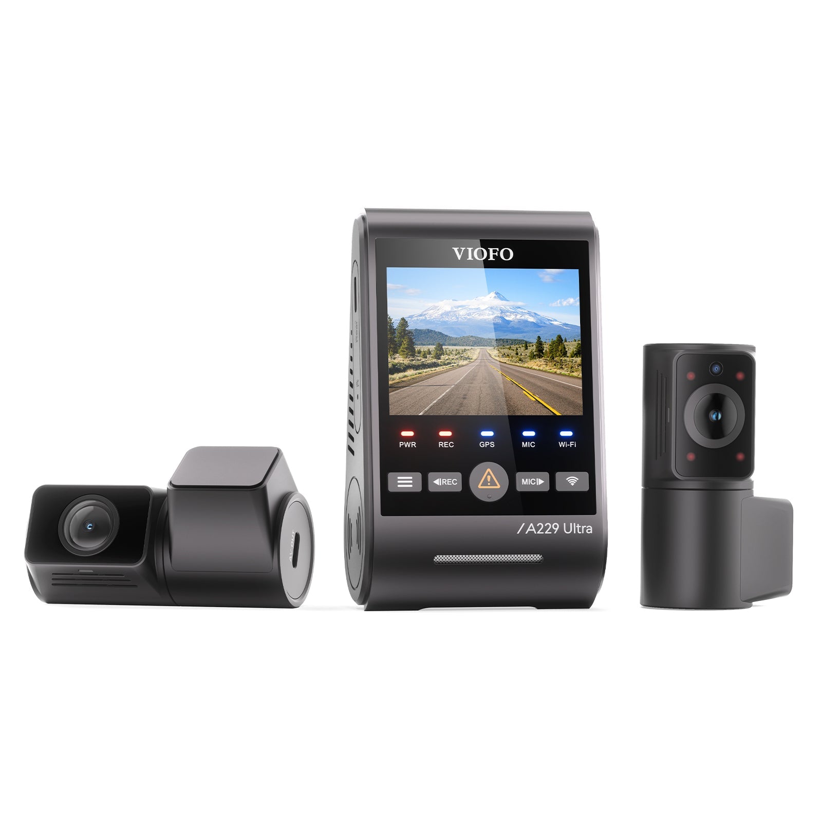 VIOFO A229 Ultra 3 鏡頭 4K 前置+4K 後+1080P 魚眼 車廂 行車記錄儀 配 三 Sony STARVIS 2 感光元件,3-鏡頭 HDR 圖 4