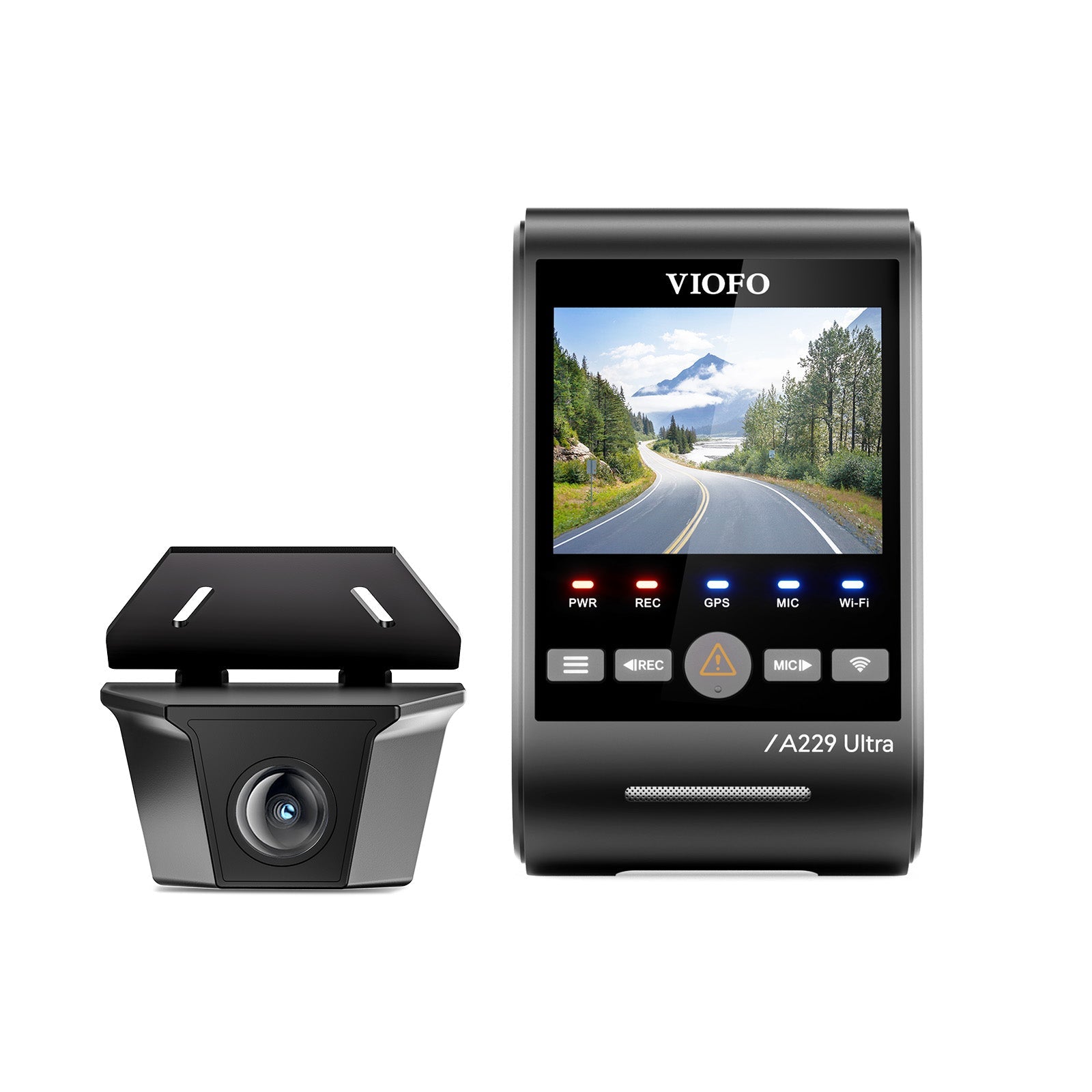 VIOFO A229 Ultra-W 雙鏡頭 4K 前置+4K 防水 後 Camera 配 雙 Sony STARVIS 2 感光元件，2-鏡頭 4K HDR，F1.5 Super Aperture 及 IP67 Rating 防水 Lens 圖 2