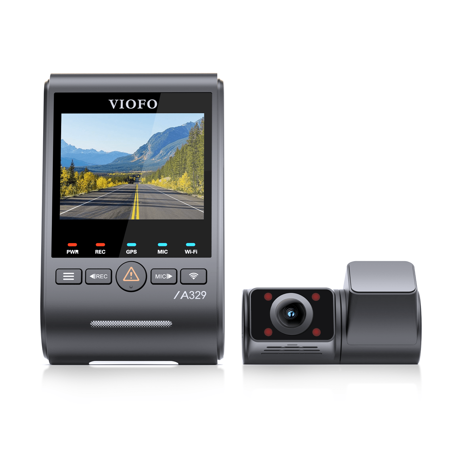 VIOFO A329S 雙鏡頭 紅外線 前置 & Interior 行車記錄儀，4K 60 幀 前置+2K 魚眼 車廂，超強夜視 HDR Car DVR 配 Sony STARVIS 2 感光元件，Support External SSD storage 圖 4