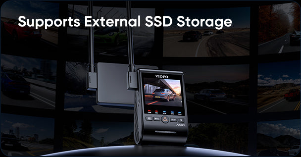 VIOFO A329SW 3 鏡頭 4K 30 幀 前置+2K 防水 後+2K 魚眼 車廂 配 Sony STARVIS 2 感光元件 HDR，Flexible Installation to Capture Both Inside 及 Outside 圖 10
