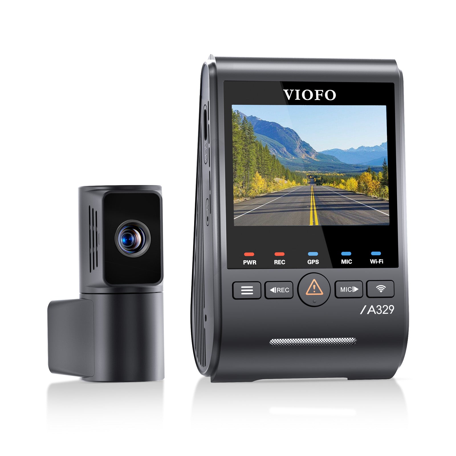 VIOFO A329T 雙鏡頭 4K 60 幀+2K 望遠 Camera 配 4 倍光學變焦 及 Sony STARVIS 2 感光元件 HDR,支援 SSD 儲存,Multiplex Video,低耗電撞擊偵測,混合停車錄影 圖 2