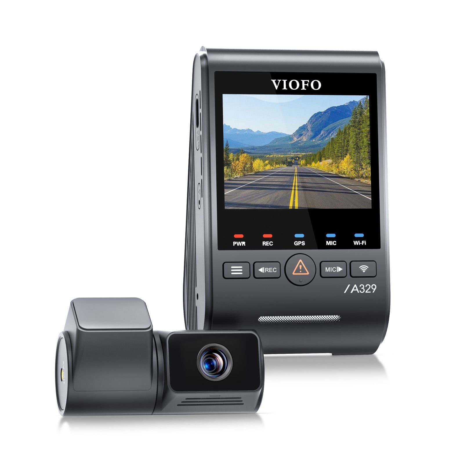 VIOFO A329T 雙鏡頭 4K 60 幀+2K 望遠 Camera 配 4 倍光學變焦 及 Sony STARVIS 2 感光元件 HDR,支援 SSD 儲存,Multiplex Video,低耗電撞擊偵測,混合停車錄影 圖 3