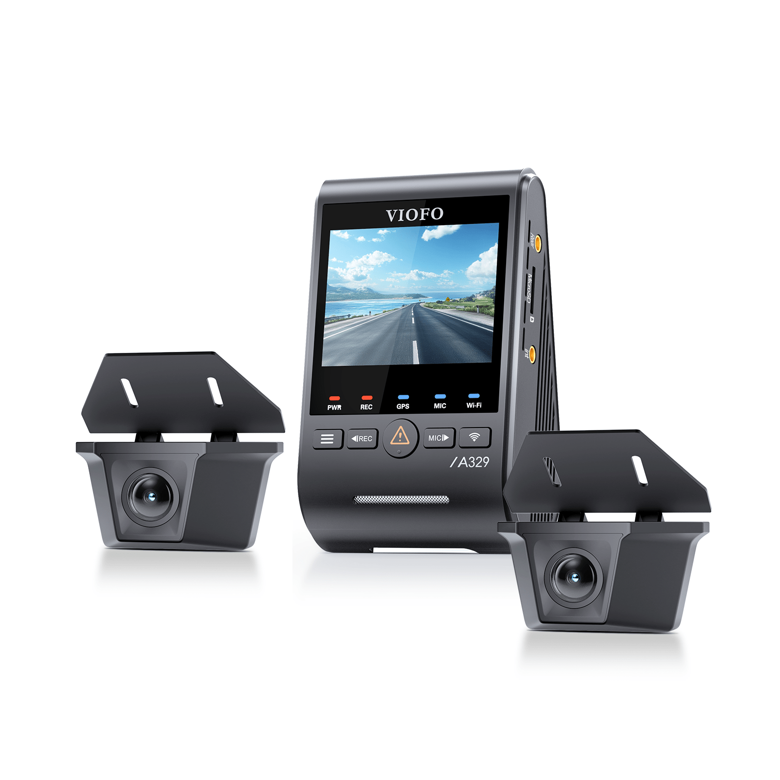 VIOFO A329WW 3 鏡頭 4K 30 幀 前置+雙 2K HDR 防水 後 Cameras 配 Sony STARVIS 2 感光元件，Tailored for Heavy-Duty Trucks 及 Trailers 圖 3